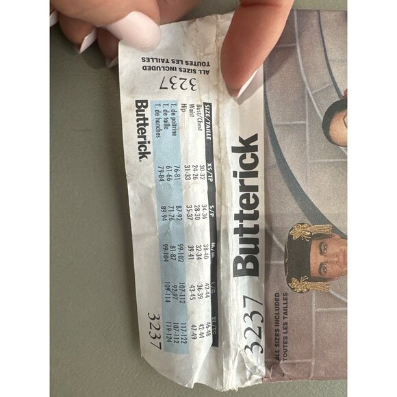 Y2K Butterick 3237 Costume Sewing Pattern Matador Flamenco Dress All Sizes UNCUT - Picture 6 of 7